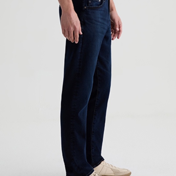 AG Everett Slim Straight Color: Barton (Dark Denim) - Picture 4 of 6